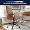Flash Furniture High Back Brown/Black LeatherSoft Executive Swivel Chair GO-2286H-BR-BK-GG - alternate 8